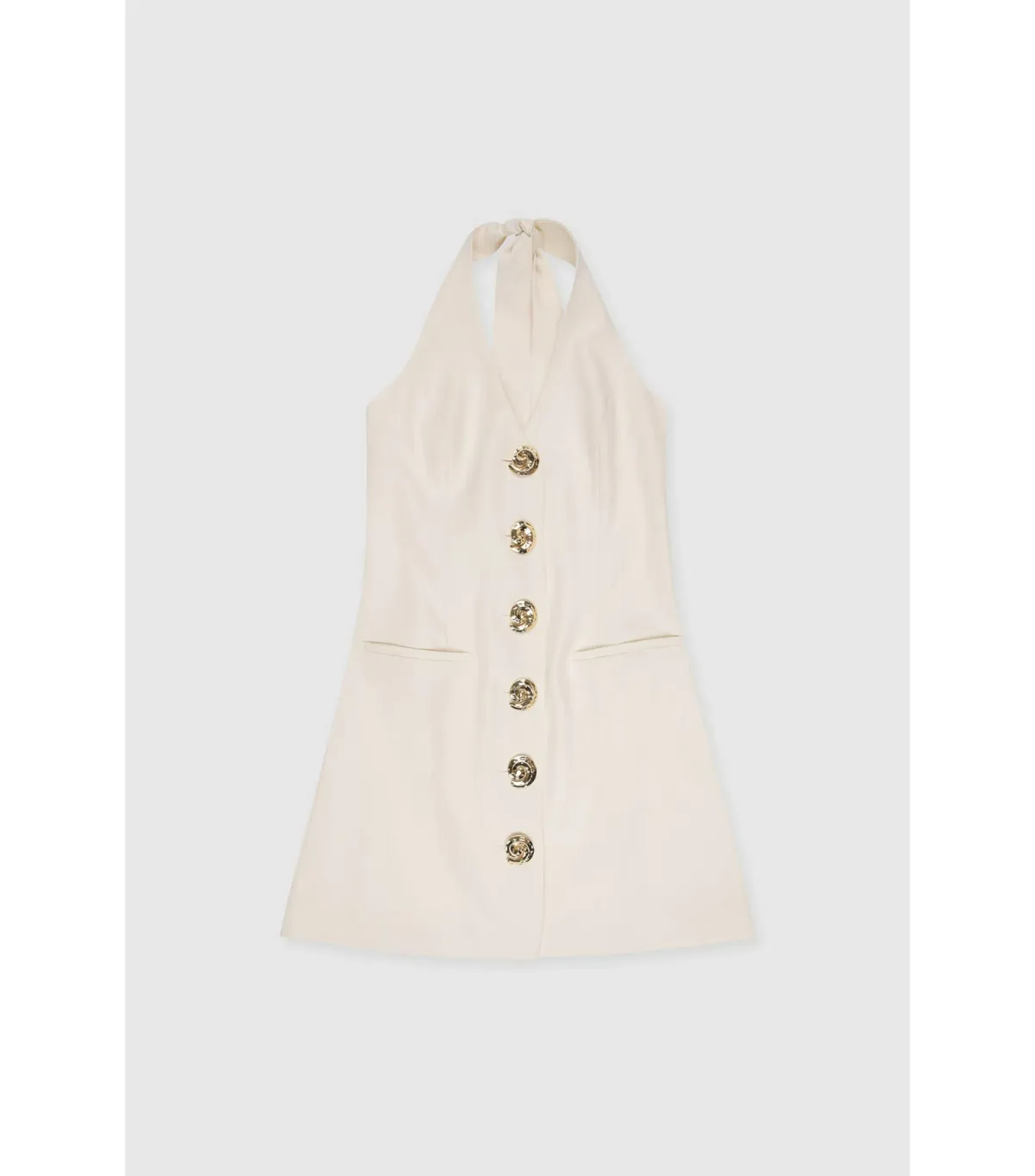 The Wolf Gang Irida Vest Dress Ivory Size AU 8 - Image 5