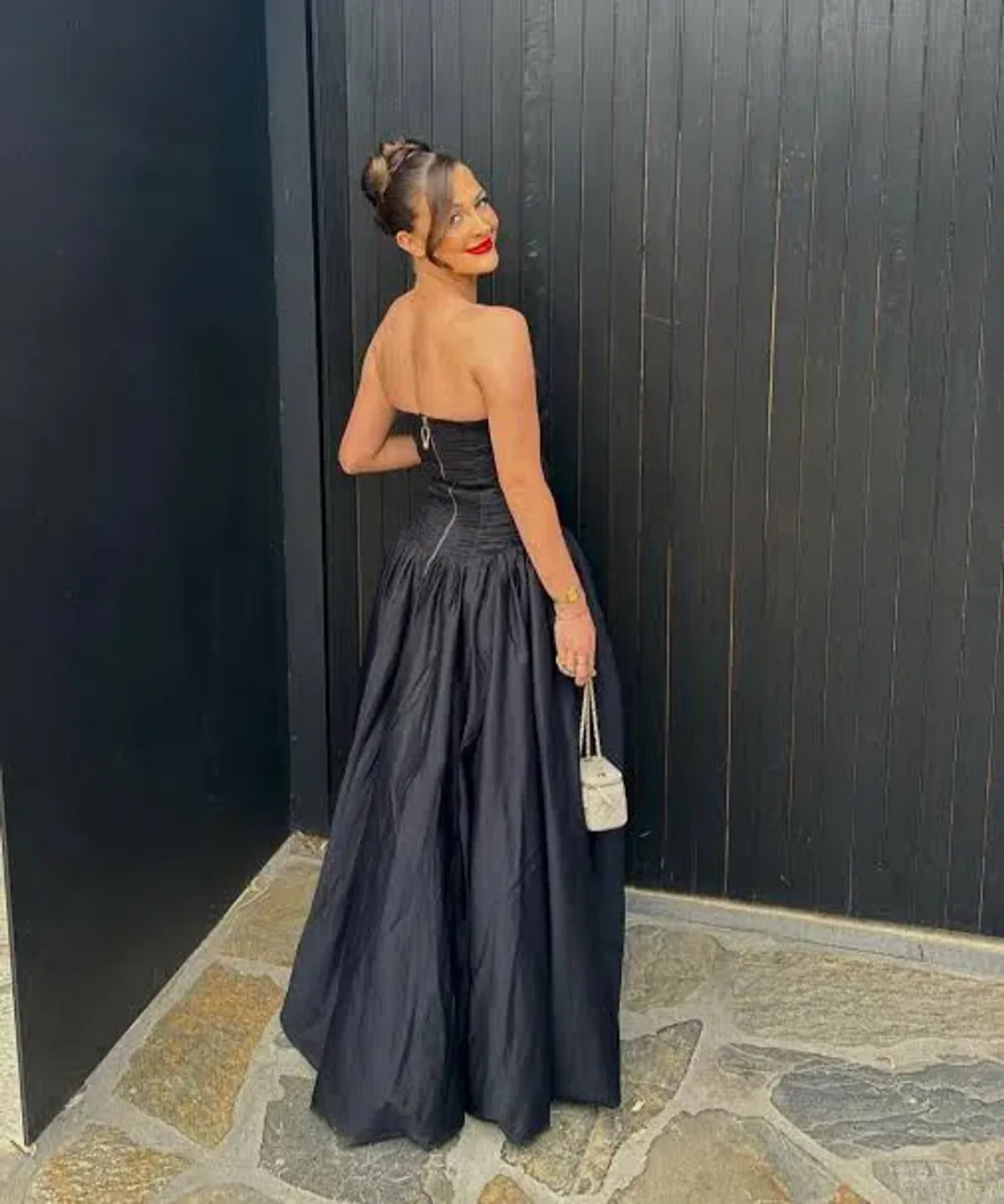 Aje Violette Bubble Hem Maxi Dress Black Size AU 10  - Image 6