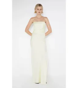 Bec & Bridge Eternity Strapless Maxi Dress Ice Yellow Size AU 10 for rent on The Volte - image 2