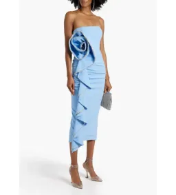 Rachel Gilbert Santiago Dress Sky Blue Size 10 for rent on The Volte - image 1