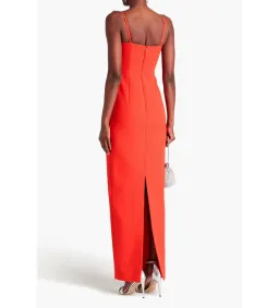 Rachel Gilbert Kyra Gown Flame Orange Size 1/AU 8 for rent on The Volte - image 2