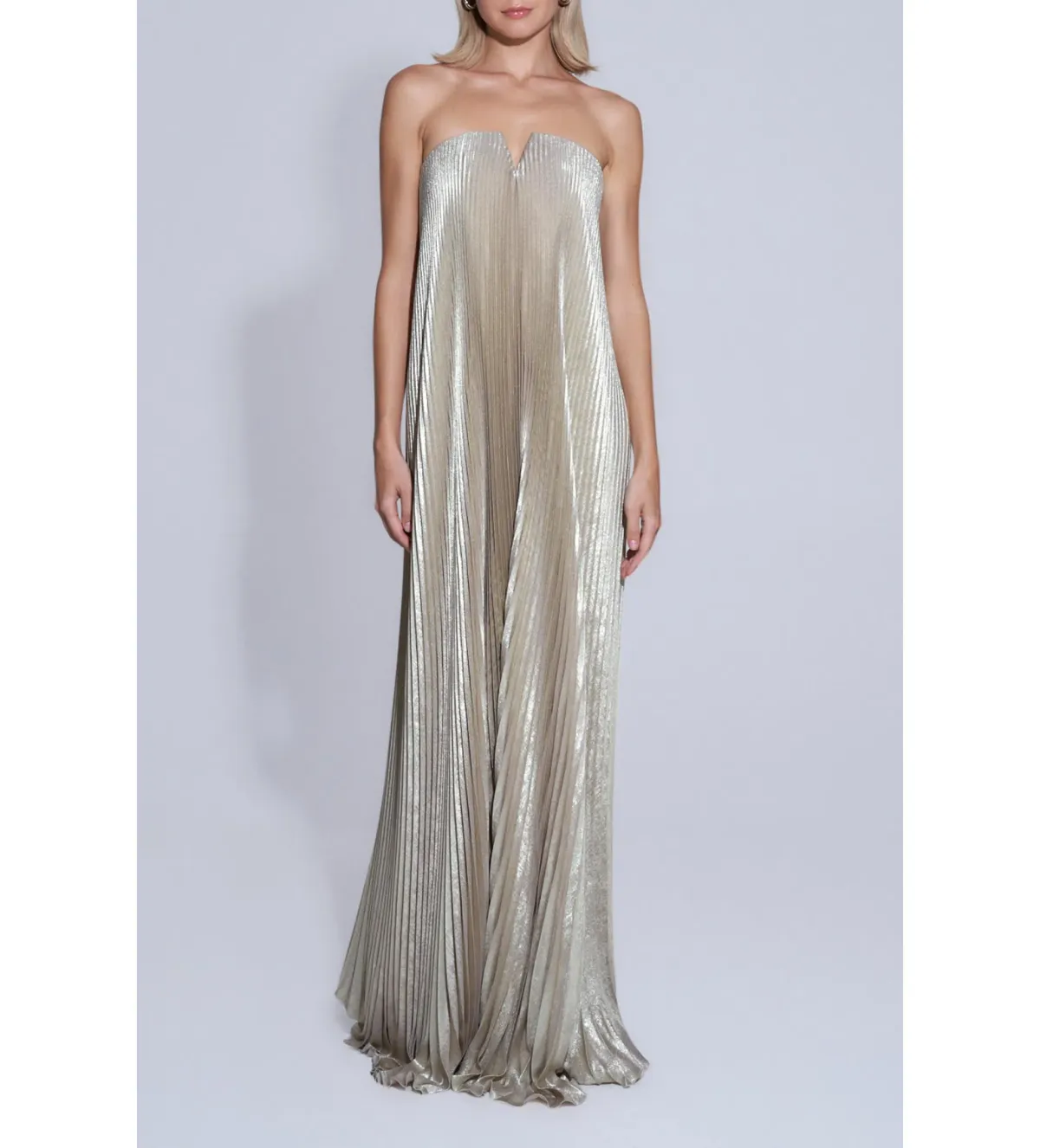 Lidee Black Tie Gown Gold ShimmerSize 8  - Image 2