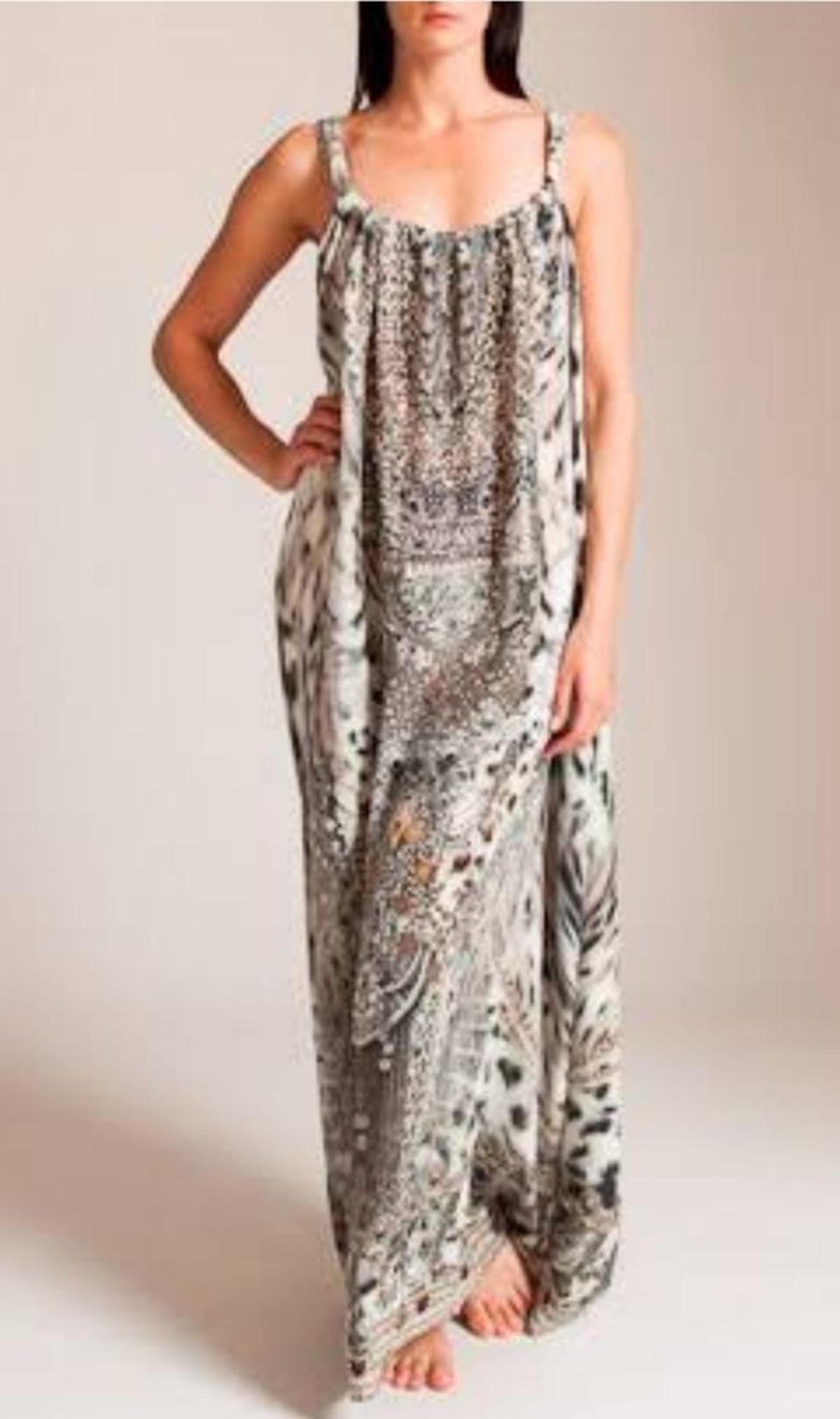 Camilla Espiritu Drawstring Dress Leopard - Image 2