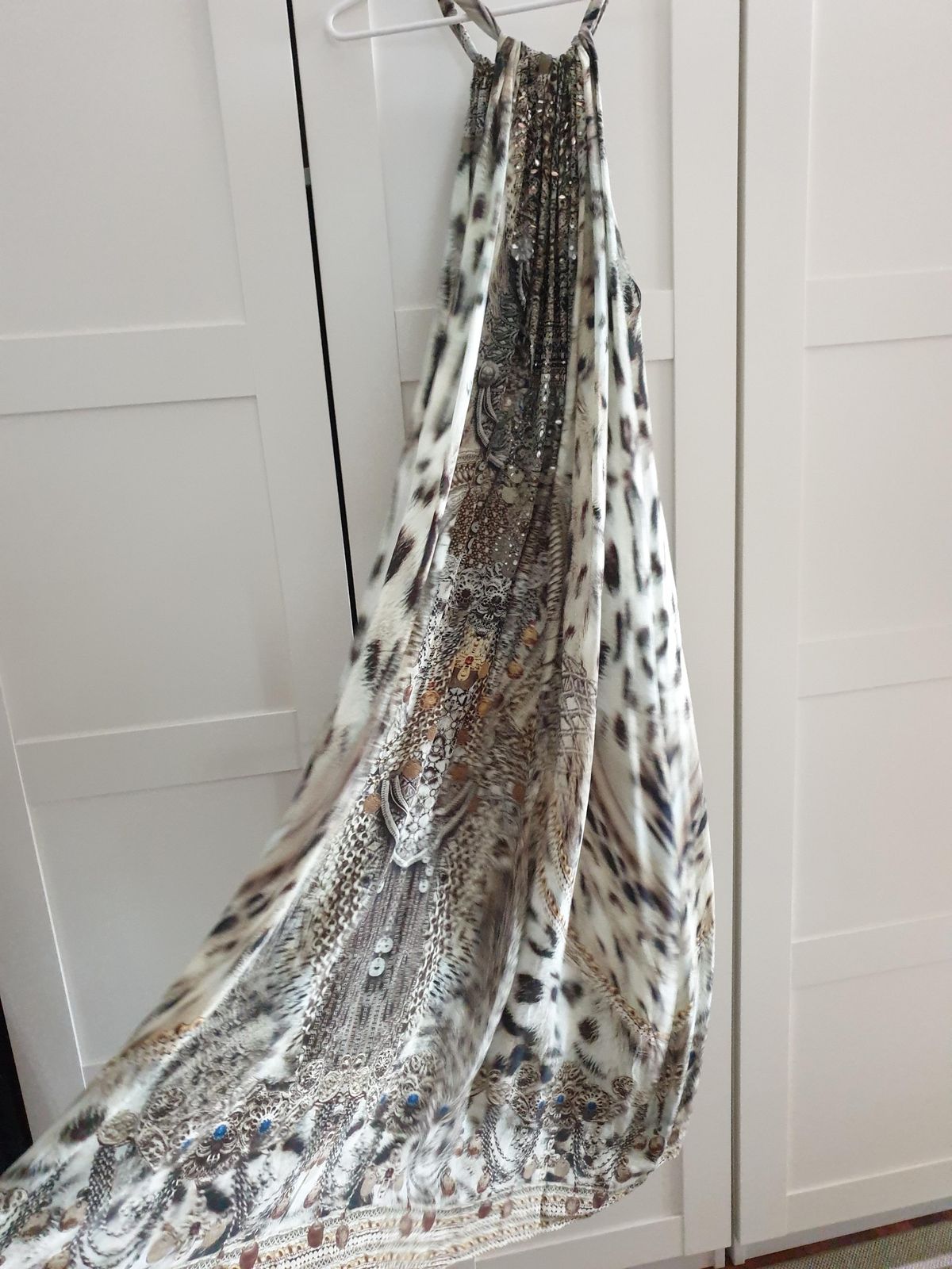 Camilla Espiritu Drawstring Dress Leopard - Image 3