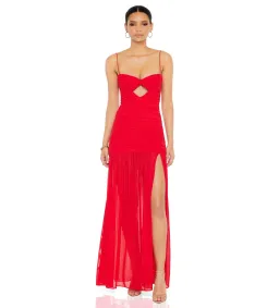 Nookie  Monroe Maxi Dress Red Size XS/Au 6  for rent on The Volte - image 1