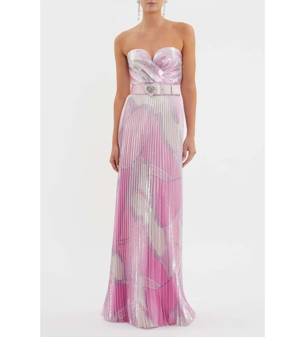 Rebecca Vallance  Samar Gown Pink Size S/Au 8  - Image 1