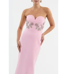 Rebecca Vallance  Jenna Gown Pink Size S/Au 8  for rent on The Volte - image 2