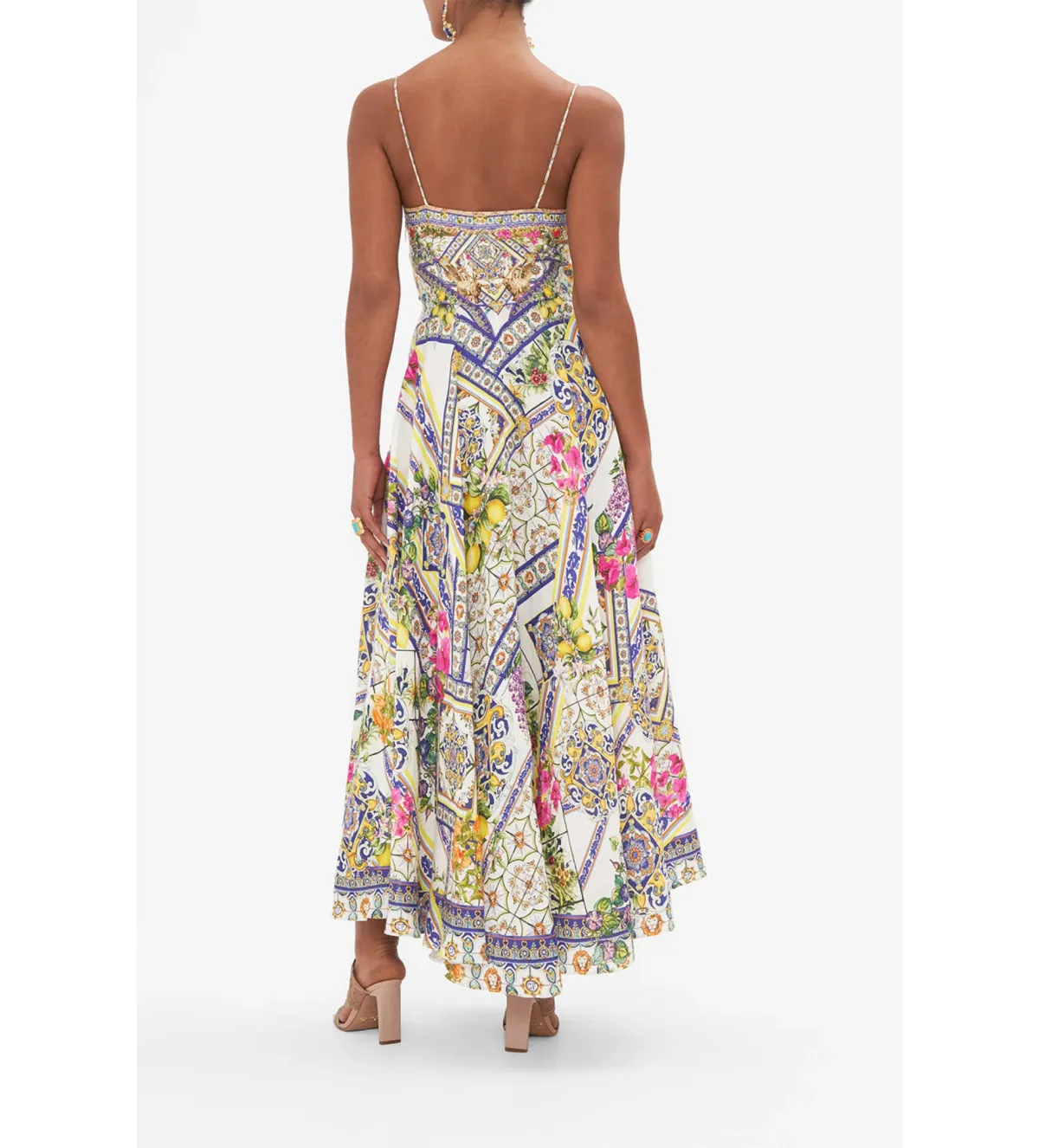 Camilla The Amalfi Amore Long Dress Multi Size 10 - Image 2