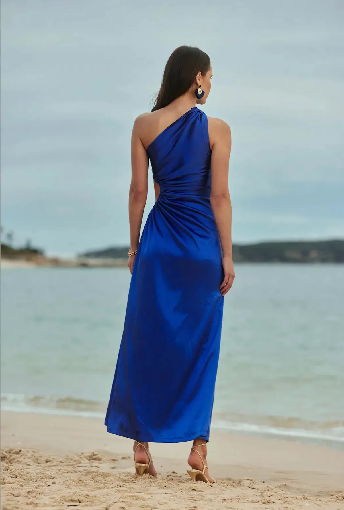 Sonya Moda Nour Maxi Dress Blue Size AU 10 - Image 2