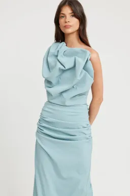 Tojha Coburn Dress Blue Size 12 for rent on The Volte - image 2