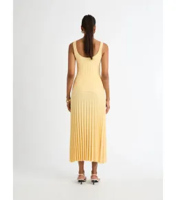 Sheike Elsa Knit Top And Knit Skirt Set Yellow Size AU 6  for rent on The Volte - image 3