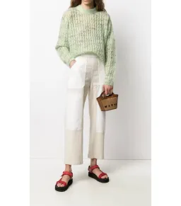 Marni Micro Tropicalia Logo Bag in Raw Sienna for rent on The Volte - image 1