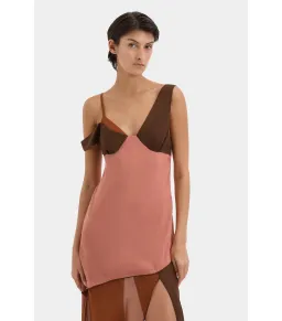Sir the Label Halcyon Midi Dress in Almond Splice Size 2 / AU 10 for rent on The Volte - image 3