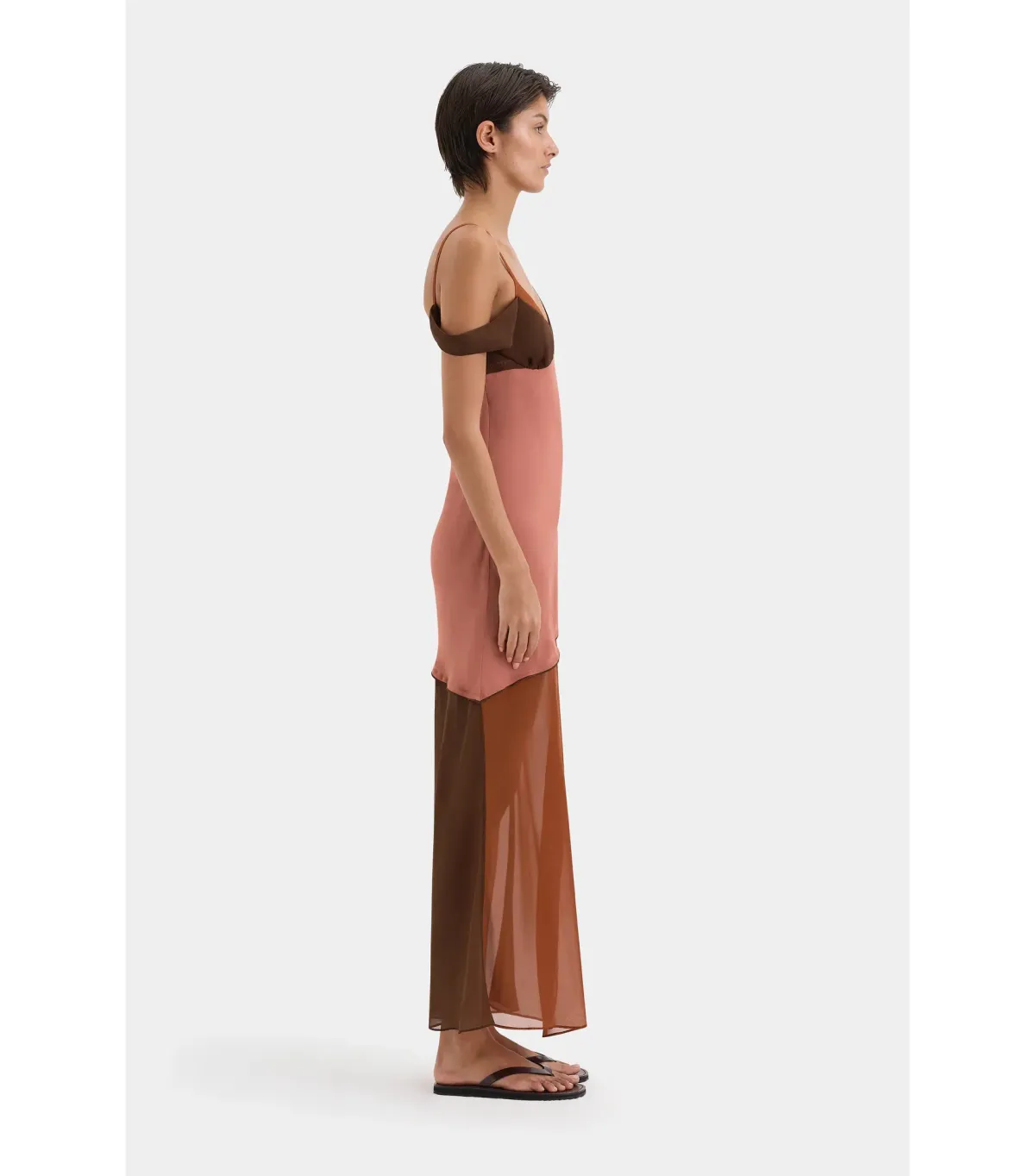 Sir the Label Halcyon Midi Dress in Almond Splice Size 2 / AU 10 - Image 2