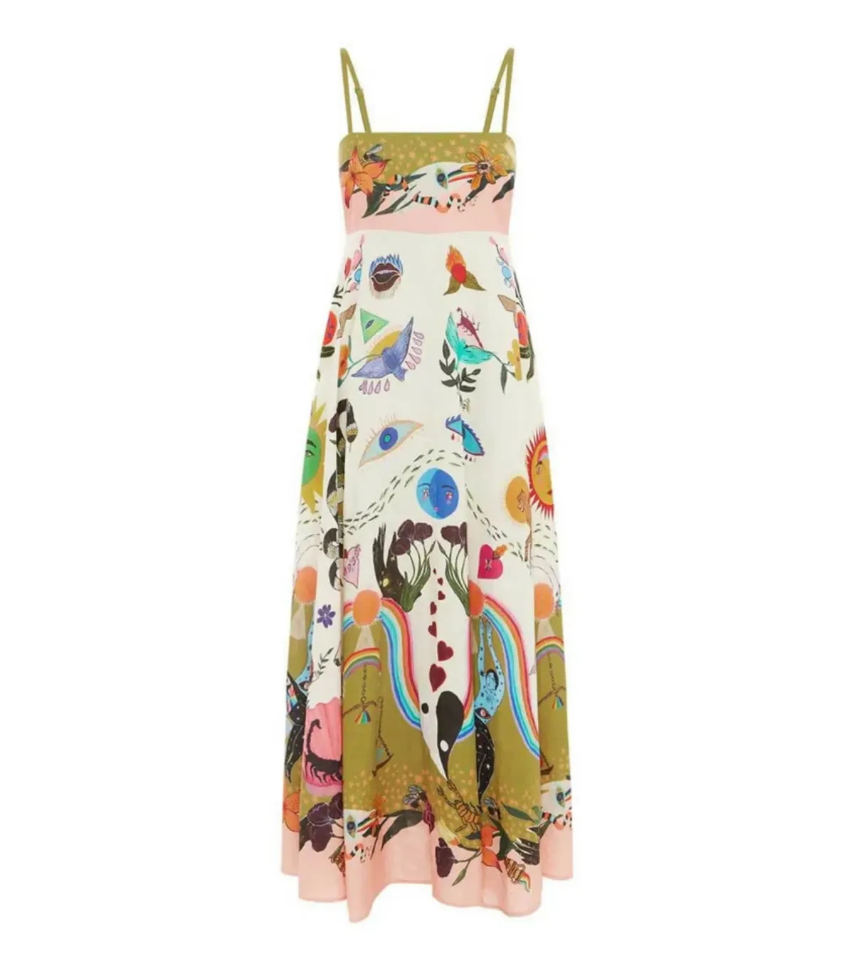 Alemais Evergreen Sundress Print Size AU 6 - Image 4