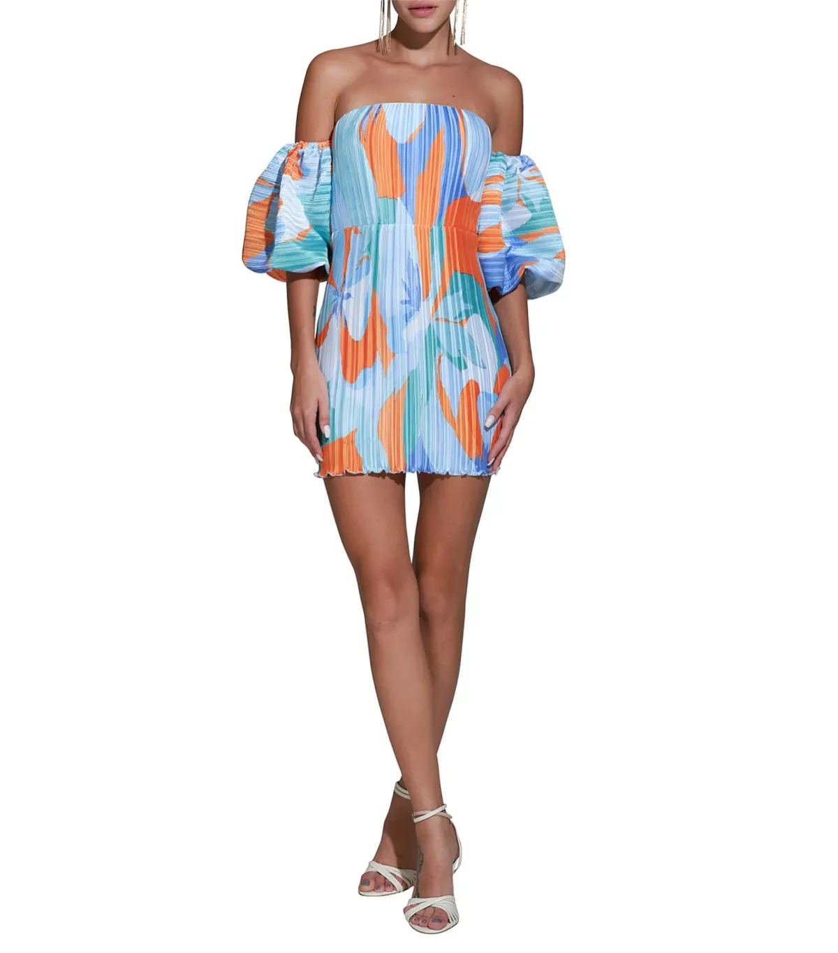 L’Idee Sirene Capri Mini Dress Multi Size AU 10 - Image 1