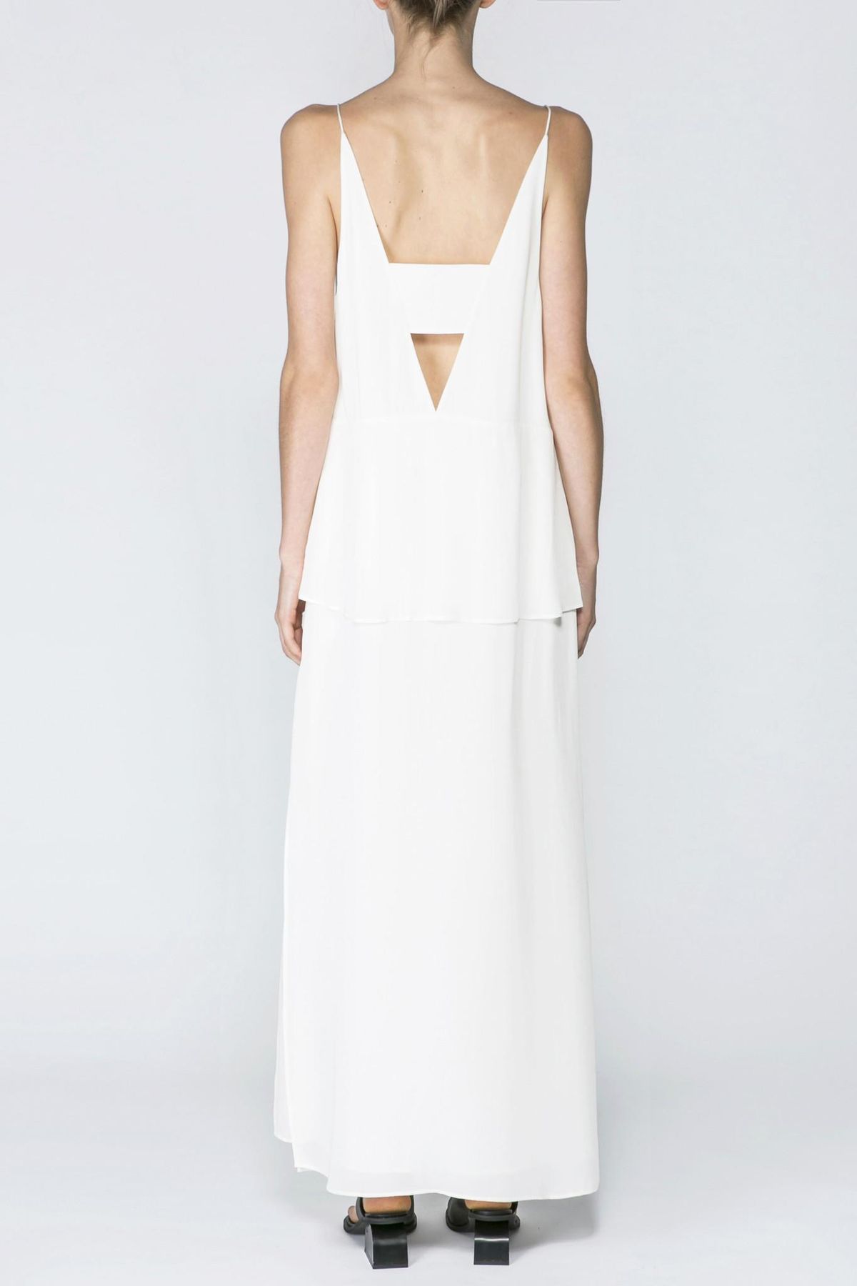 Acler Earle Cami Layered Midi Dress White 8 - Image 2