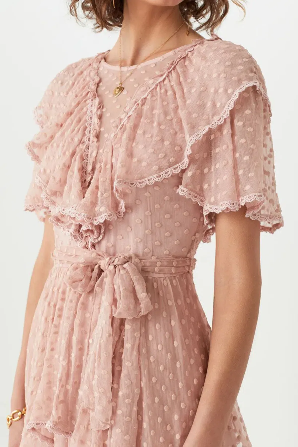 Spell And the Gypsy Zoe Gown Rose Pink Size 10 - Image 2