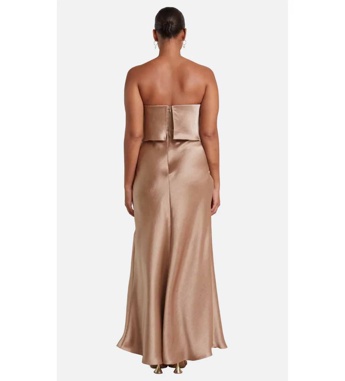 Bec & Bridge The Dreamer Overlay Dress Golden Size 10 - Image 2