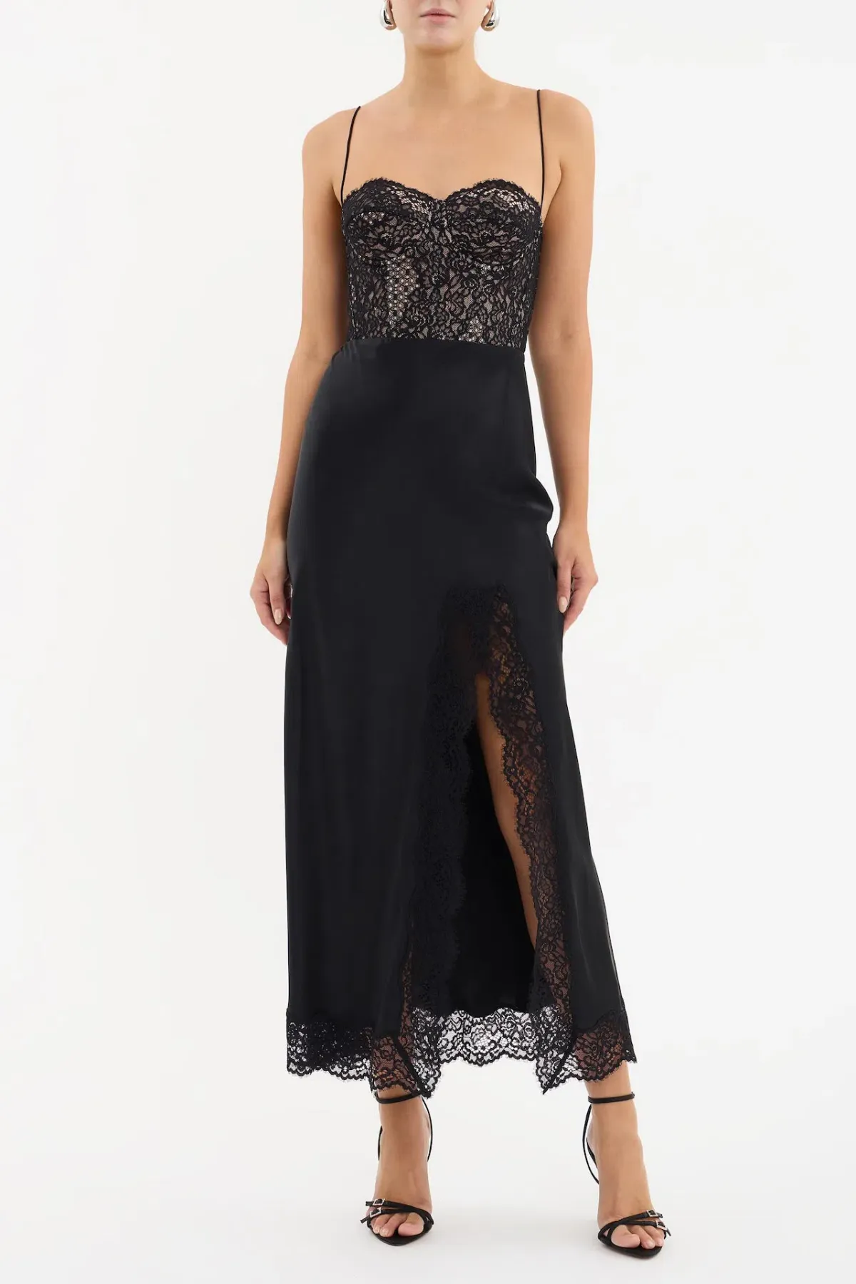 Rebecca Vallance Larisa Midi Dress Black Size AU 12 - Image 2