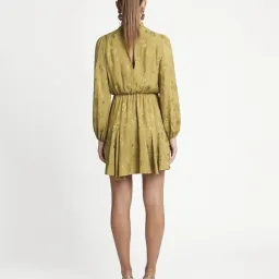 Sheike Gemma Mini Dress Olive Gold Size 10 for rent on The Volte - image 3