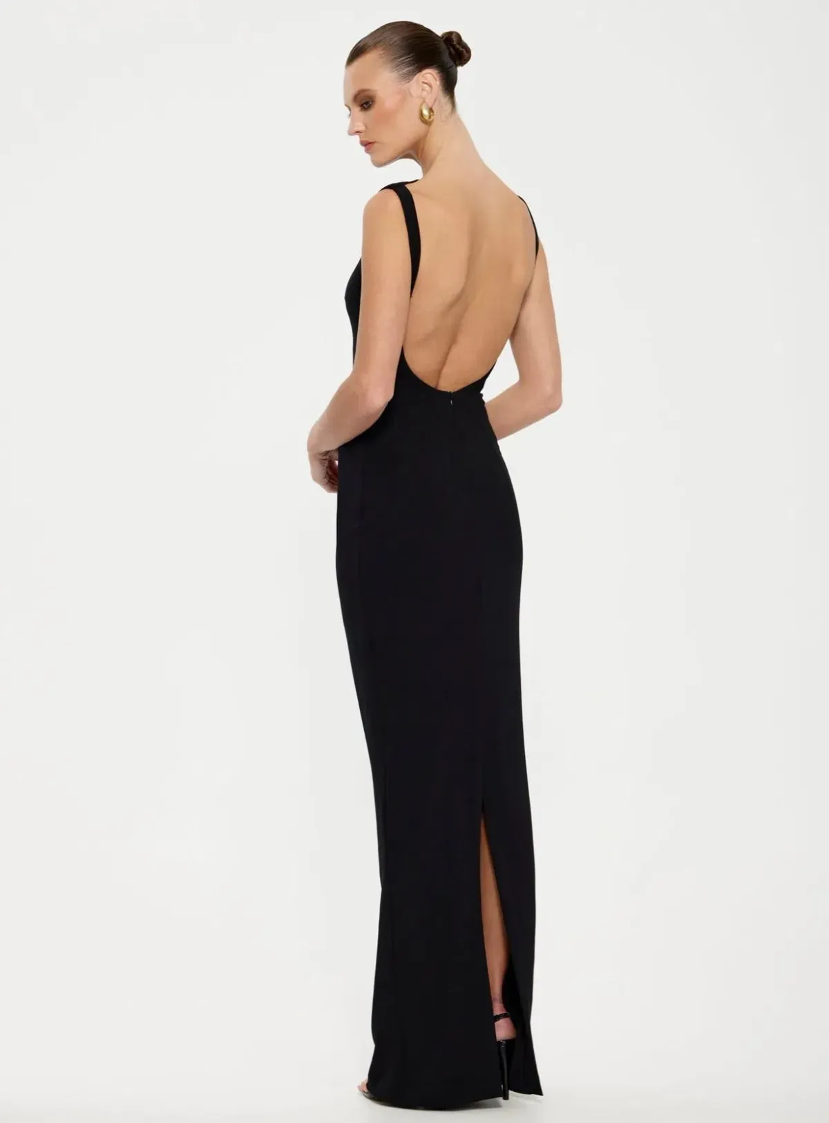 Effie Kats Verona Gown Black Size AU 10 - Image 3
