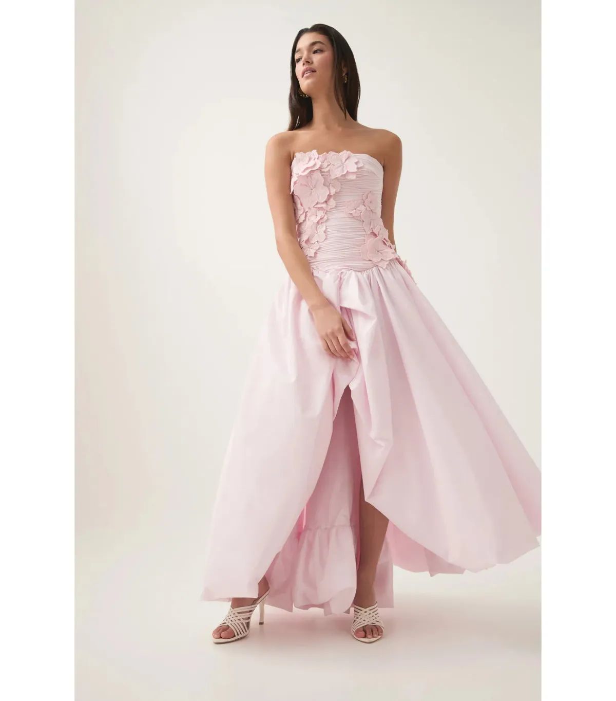 Aje Splendour Flower Gown in Pastel Pink Size AU 12 - Image 3