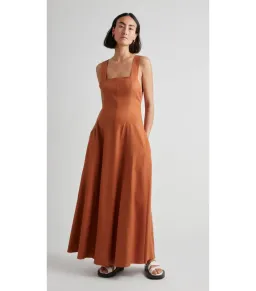 Camilla and Marc Anneli Maxi Dress in Dark Orange Size AU 10 for rent on The Volte - image 1