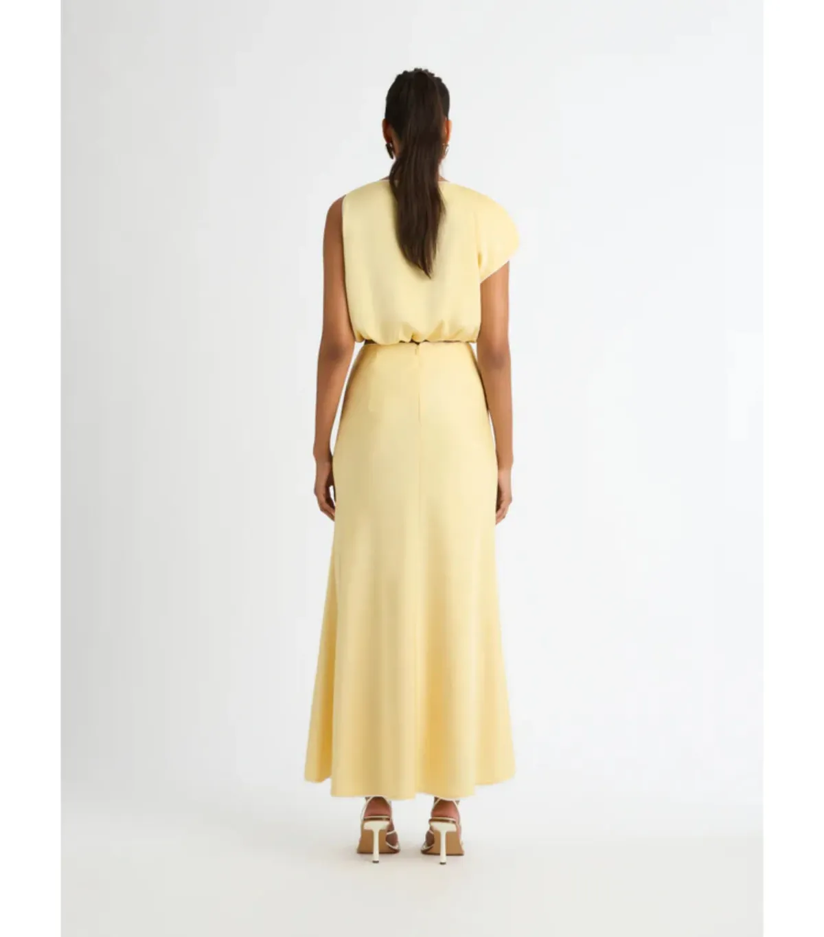 Sheike Milani Top and Midi Skirt in Lemon Size AU 6 - Image 2