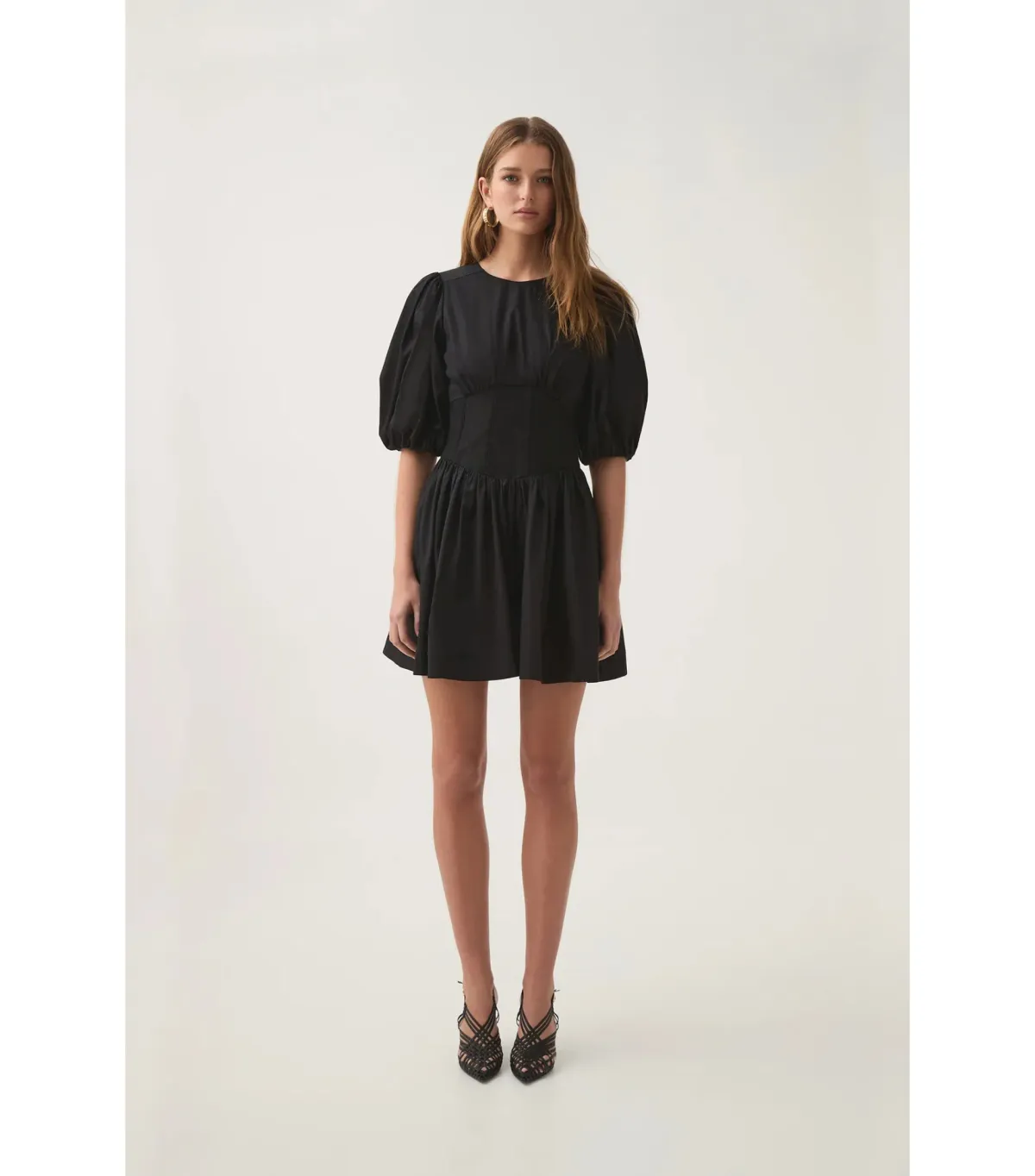 Aje Billie Corded Mini Dress Black Size AU 10 - Image 1