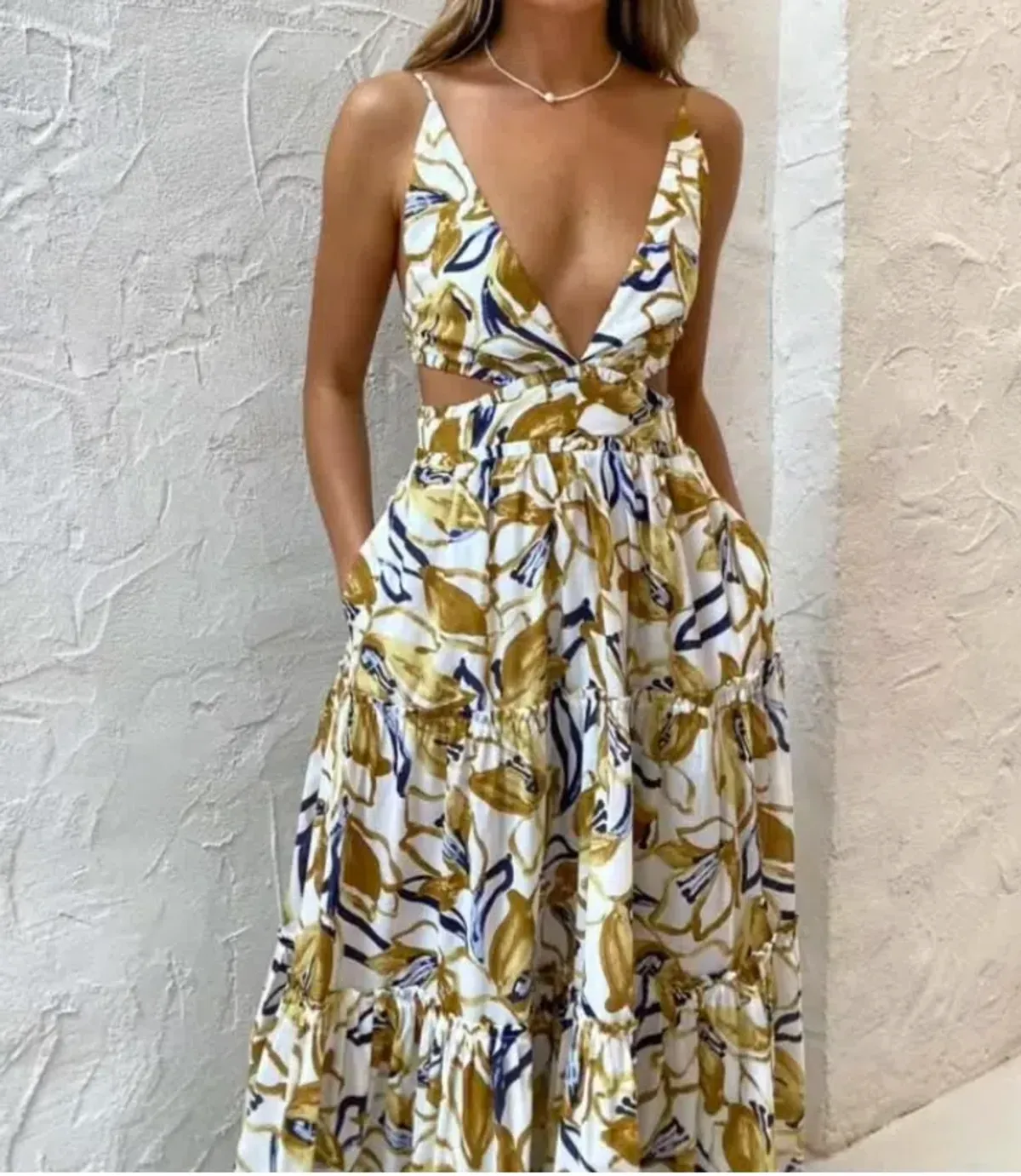 Bec & Bridge Eugenie Maxi Dress Print Size 8 - Image 3