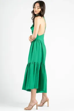 One Fell Swoop Serendipity Maxi Dress Fern Green Size 8 for rent on The Volte - image 4