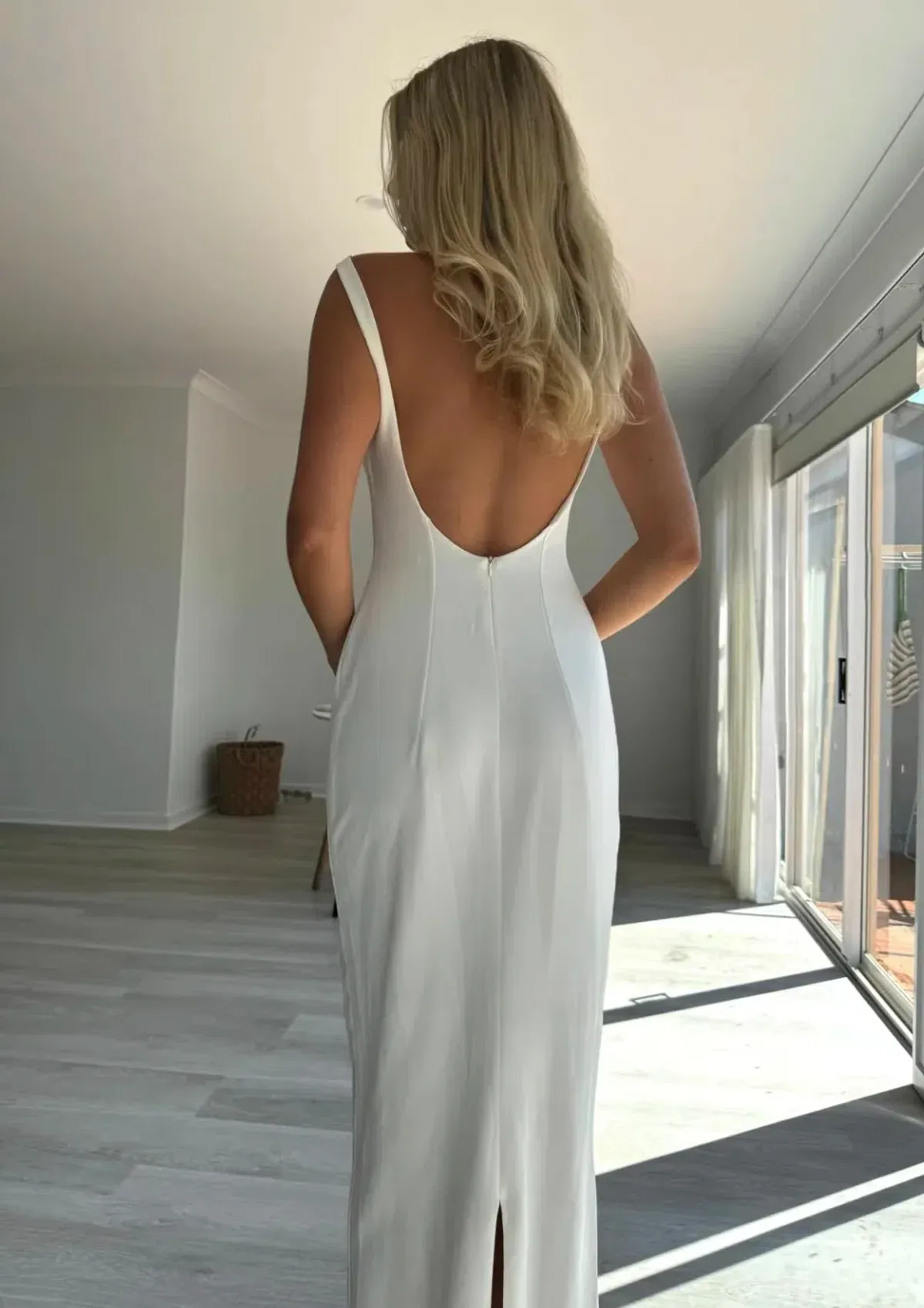 Effie Kats Verona Gown Ivory Size 10 - Image 3