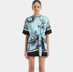 Sir the Label Dreamwood Mini Dress Brise Soleil Size 10 for rent on The Volte - image 2