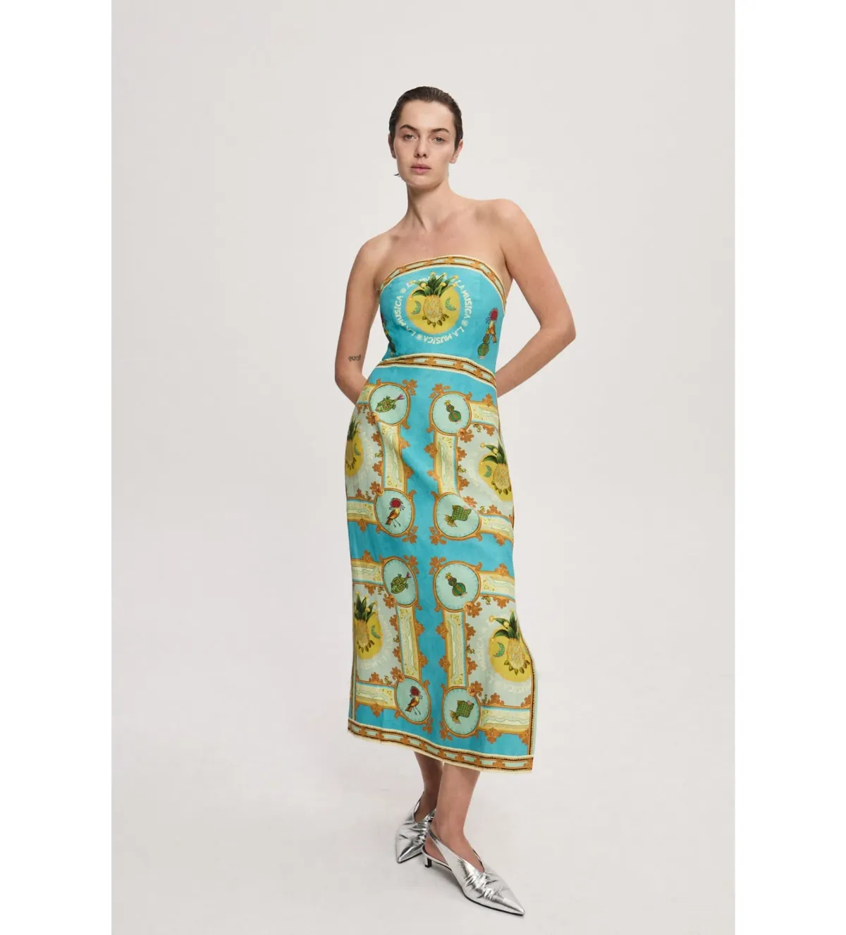 Alemais La Musica Midi Dress Multi Size 10  - Image 4