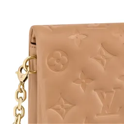 Louis Vuitton Coussin Pochette Bag Camel   for rent on The Volte - image 2