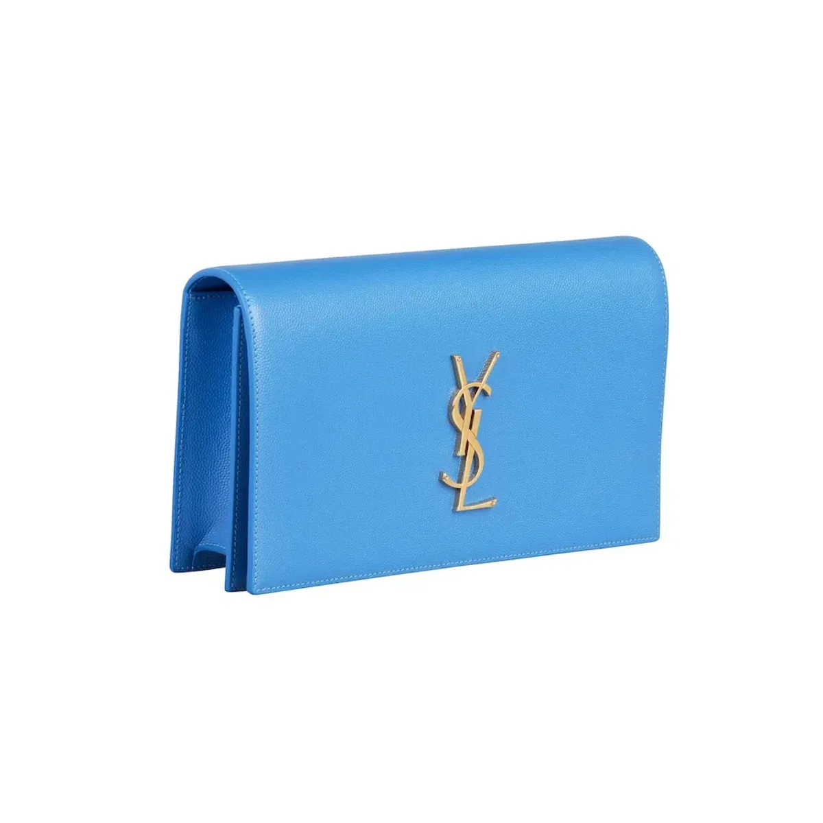 Saint Laurent Classic Kate Monogram Clutch Sky Blue  - Image 2