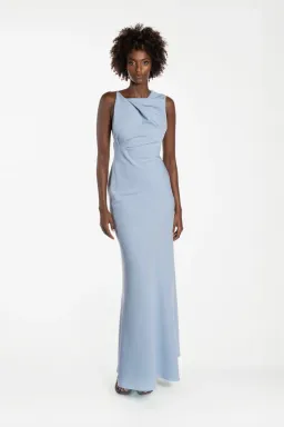 One Fell Swoop Kota Maxi Dress in Blue Jean Size AU 10 for rent on The Volte - image 2