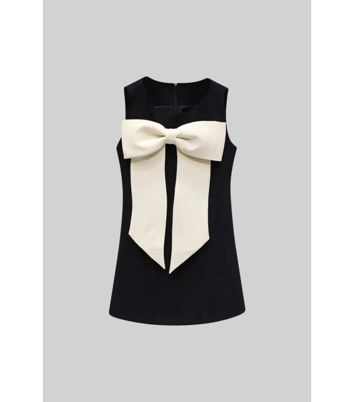 Sierra Darien Sleeveless Massive Ribbon Mini Dress in Black Size AU 8 - Image 5