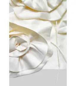 Sierra Darien Voluminous Flower Design Dress Silver Size AU 8 for rent on The Volte - image 7