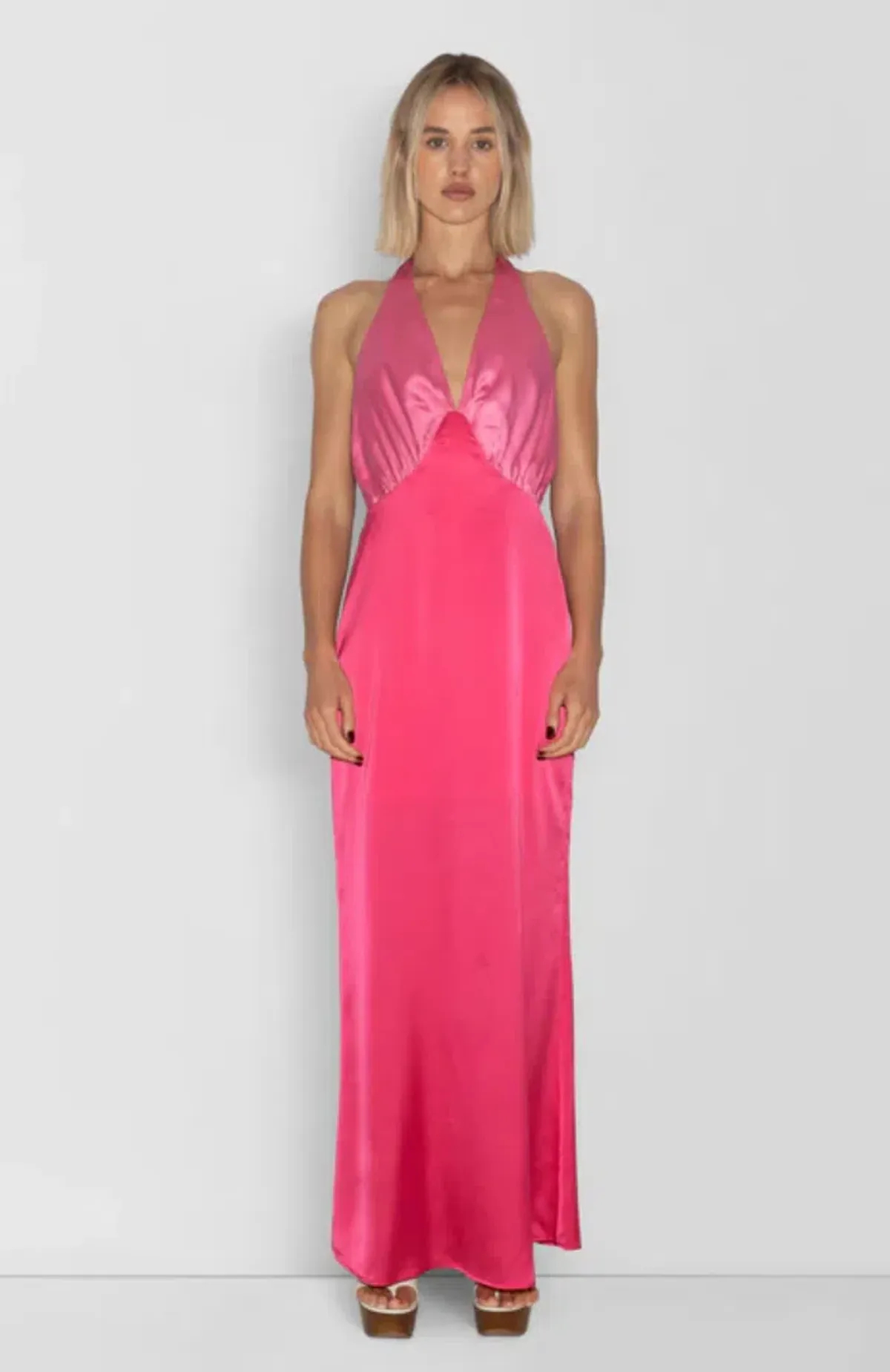 The Wolf Gang Oahu Slip Dress - Hot Pink - XS - Image 1