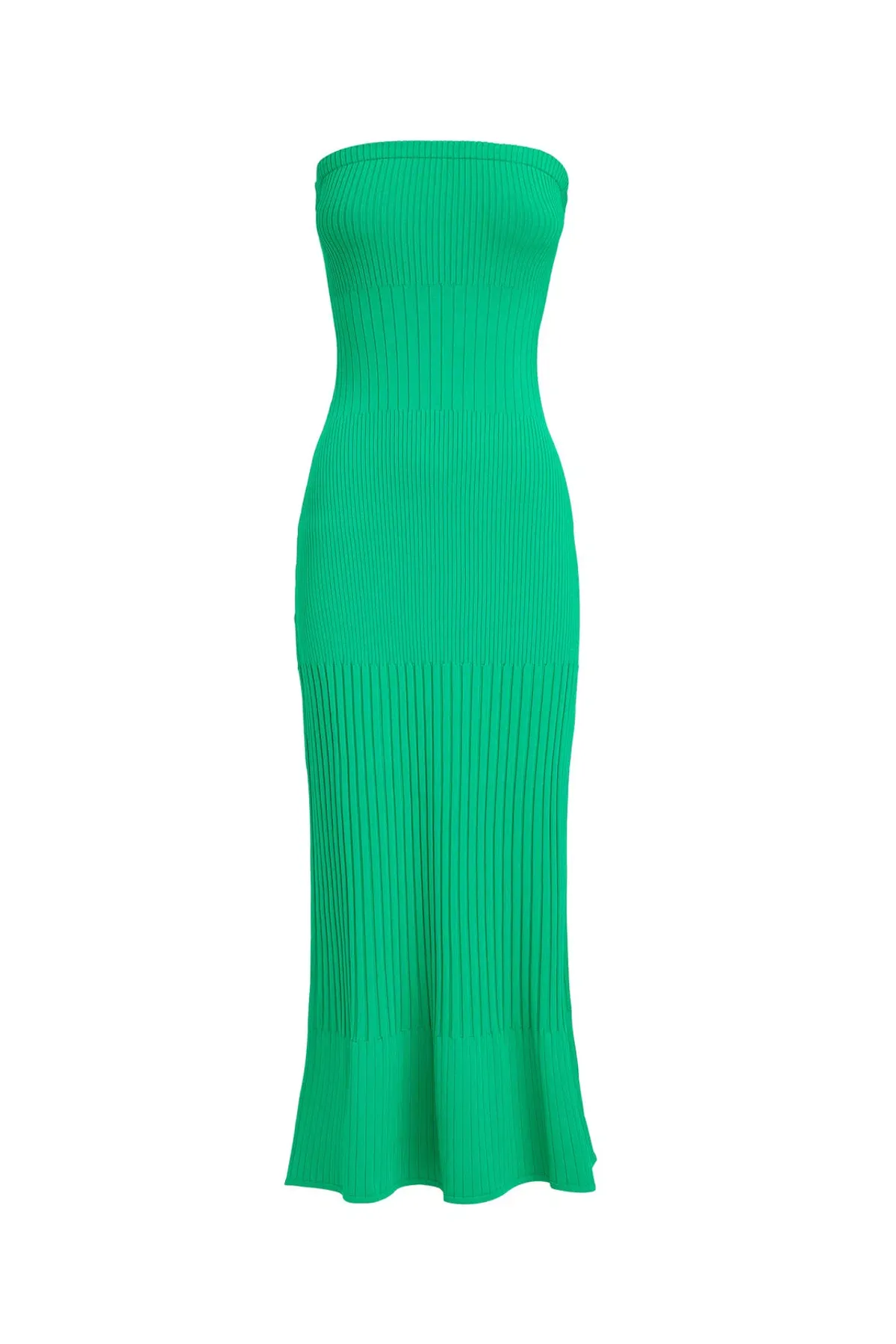 Kookai Serah Strapless Dress Green Size 10  - Image 4