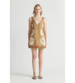 Antipodean The Melody V-Neck Mini Dress Dress Print Size 8 for rent on The Volte - image 1