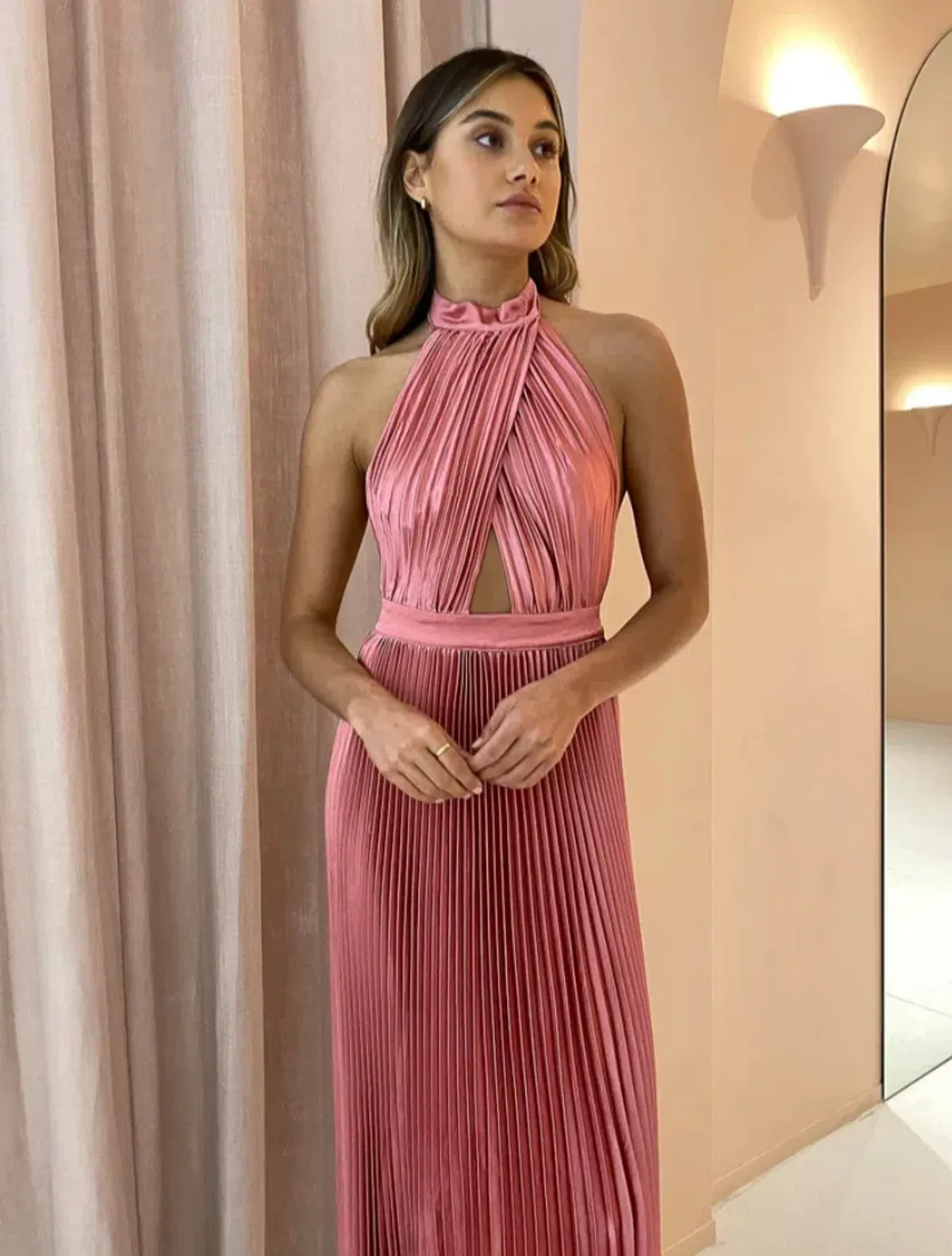 Lidee Renaissance Gown in Dusty Rose Size 6 - Image 2