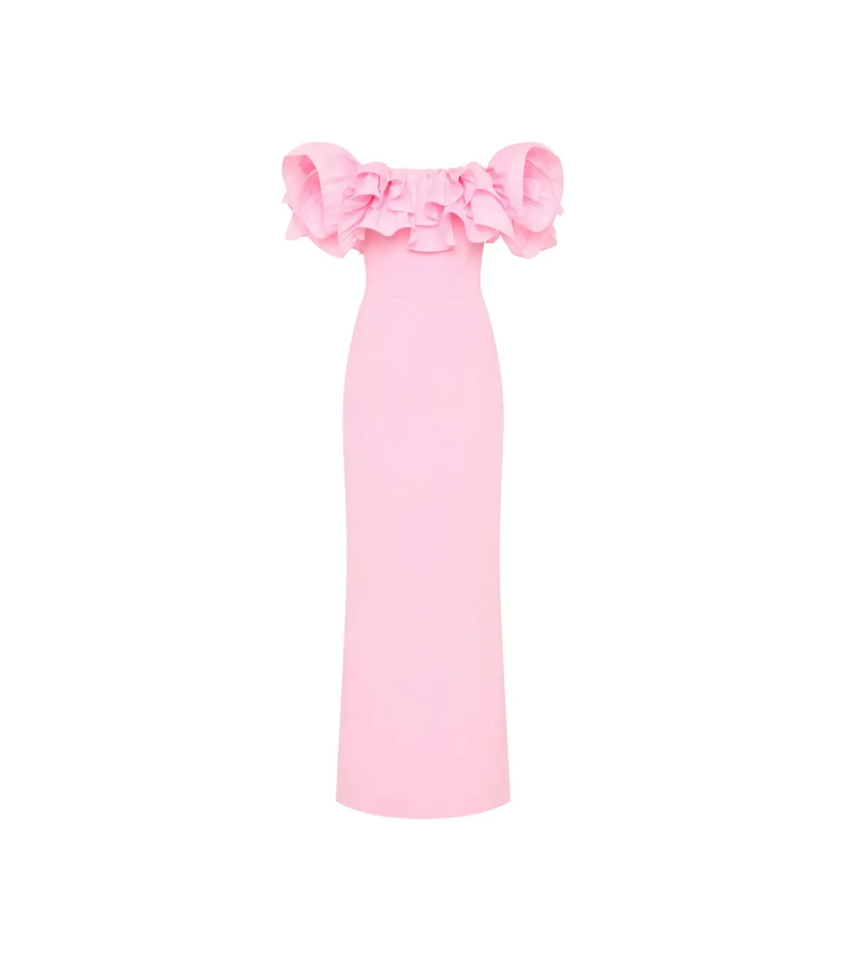 Rebecca Vallance Jenna Off Shoulder Gown Pink Size AU 4  - Image 5