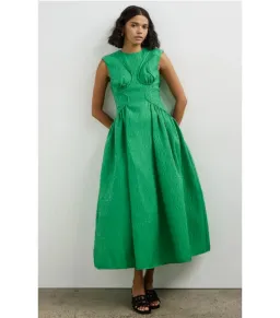 Rachel Gilbert Celia Dress in Apple Size AU 8 for rent on The Volte - image 2