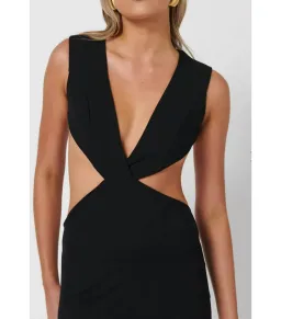 Effie Kats Valencia Gown in Black Size AU 8  for rent on The Volte - image 3