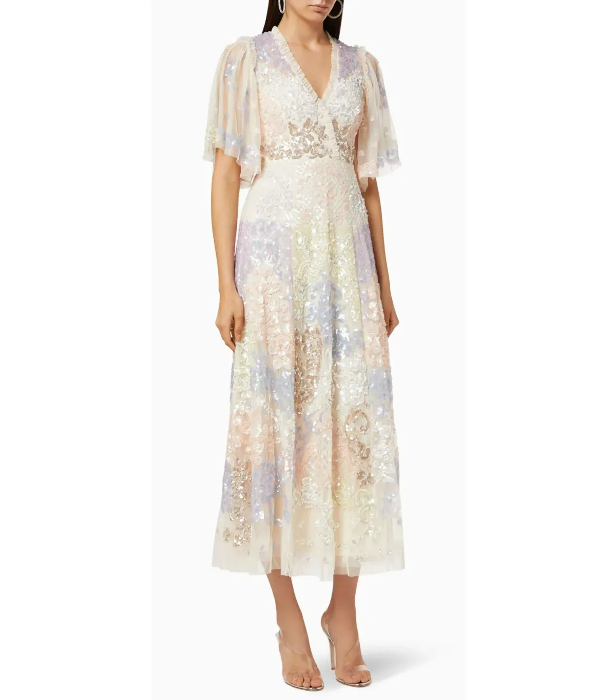 Needle and Thread Eliza Sequin Ankle Length Gown Multi Size AU 10 - Image 1