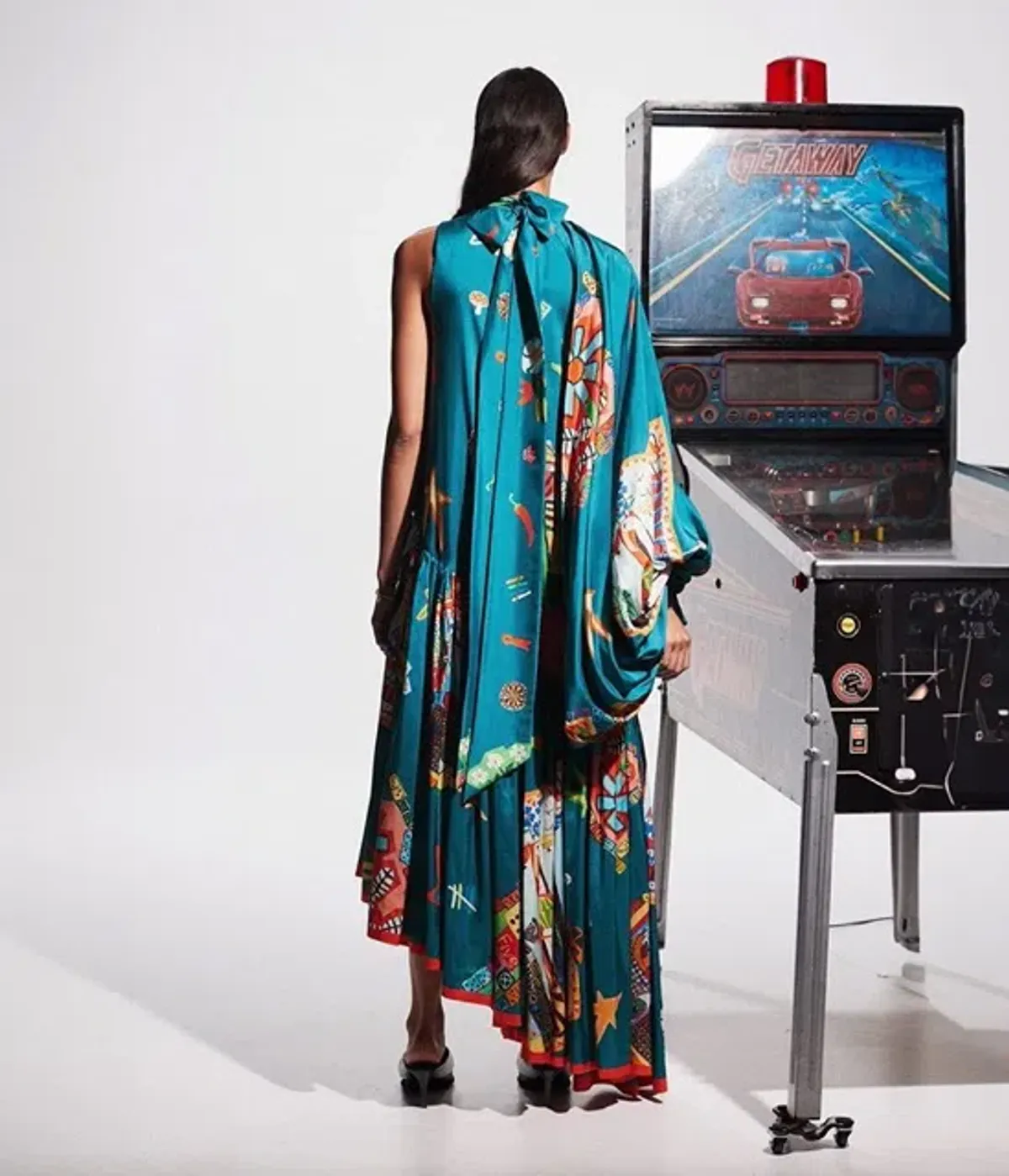 ALEMAIS Rollers Gown Multi Size 10 AU - Image 4