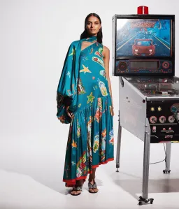 ALEMAIS Rollers Gown Multi Size 10 AU for rent on The Volte - image 1